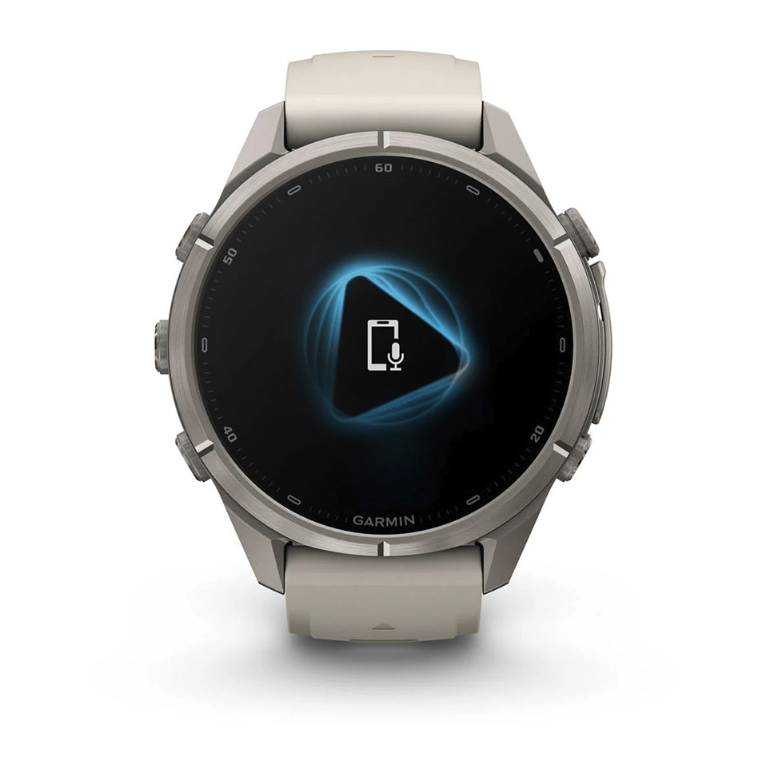 Спортивний годинник Garmin Fenix 9 Pro Amoled 43 мм Titanium Fog Grey Dark Sandstone із сірим силіконовим ремінцем 010-04335-86